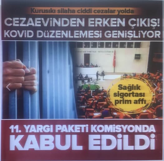 11. Yargı Paketi, TBMM Adalet Komisyonunda kabul edildi