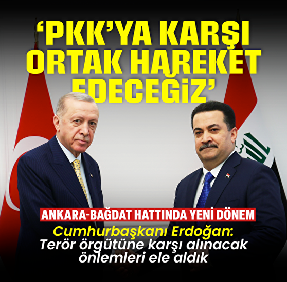 13 yıl sonra Irak'a kritik ziyaret... Cumhurbaşkanı Erdoğan: PKK'ya karşı ortak hareket edeceğiz 