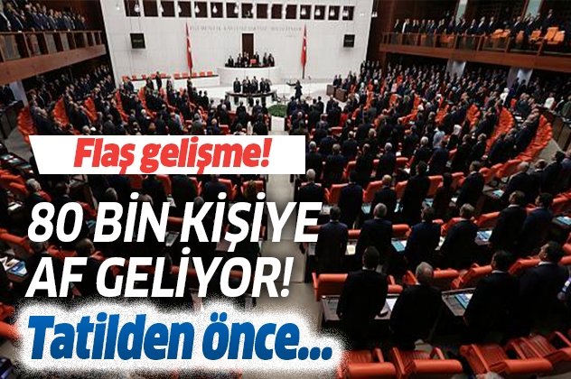 2019 mahkum affı ve ceza indirimi tatil öncesi Meclis'e gelecek?