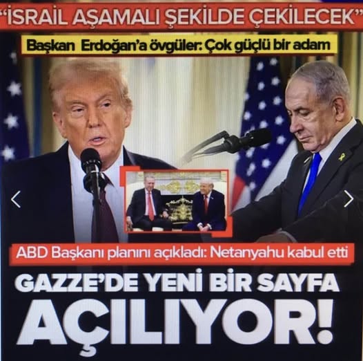 ABD Başkanı Trump'tan Gazze açıklaması: Yeni bir sayfa açılıyor | Netanyahu ile toplantıda Başkan Erdoğan'a övgüler.