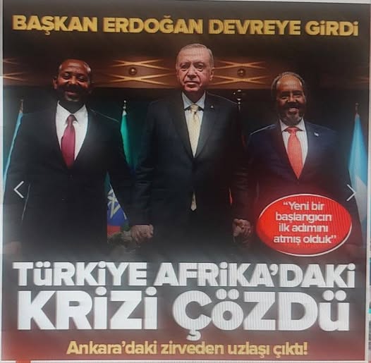 Afrika'daki krizi Türkiye çözdü! Başkan Erdoğan duyurdu: Somali ve Etiyopya Ankara'da uzlaştı