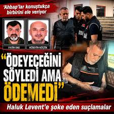 Ahbap soruşturmasında şüphelilerden Haluk Levent'e suçlama: 