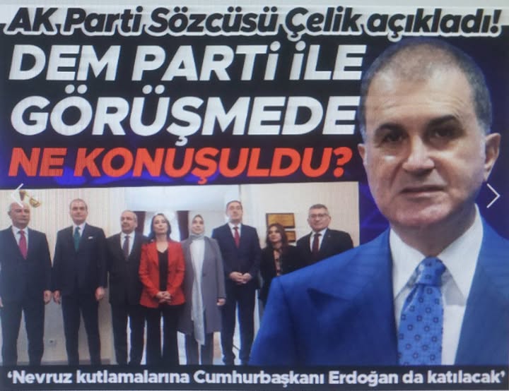 AK Parti Sözcüsü Çelik'ten net 