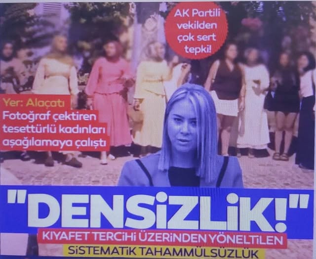 AK Partili Çankırı'dan Alaçatı'daki olaya çok sert tepki: Kıyafet tercihi üzerinden yöneltilen sistematik tahammülsüzlük