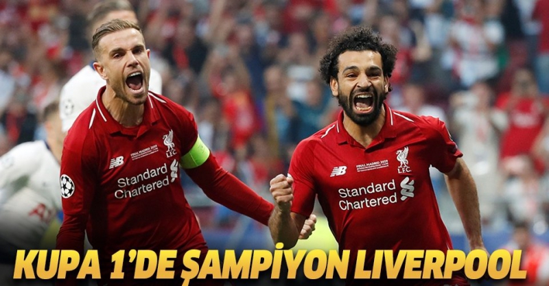 Şampiyonlar Ligi şampiyonu Liverpool.