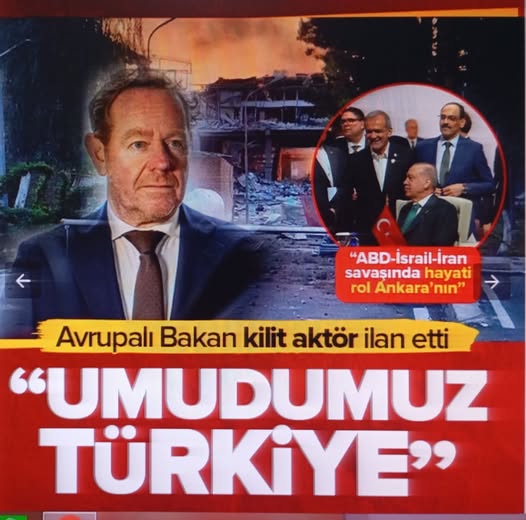 Avrupa'nın umudu Türkiye! Hollandalı Bakan Weel'den ABD-İsrail-İran savaşı açıklaması