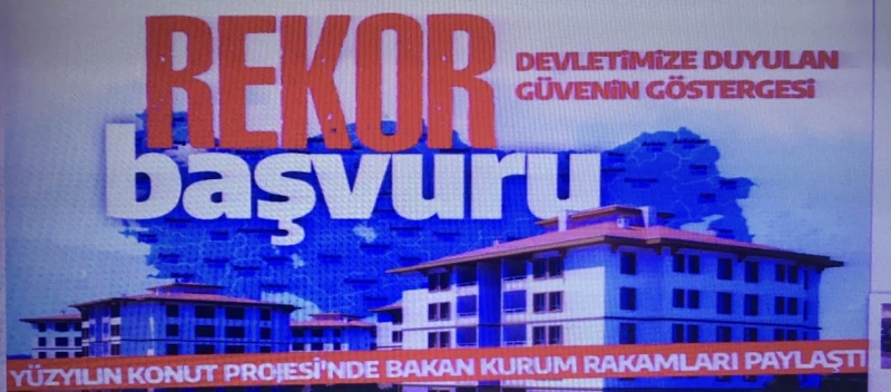 Bakan Kurum açıkladı! Rekor kırdı: 500 bin sosyal konut projesine ilk gün başvuran kişi sayısı dudak uçuklattı!