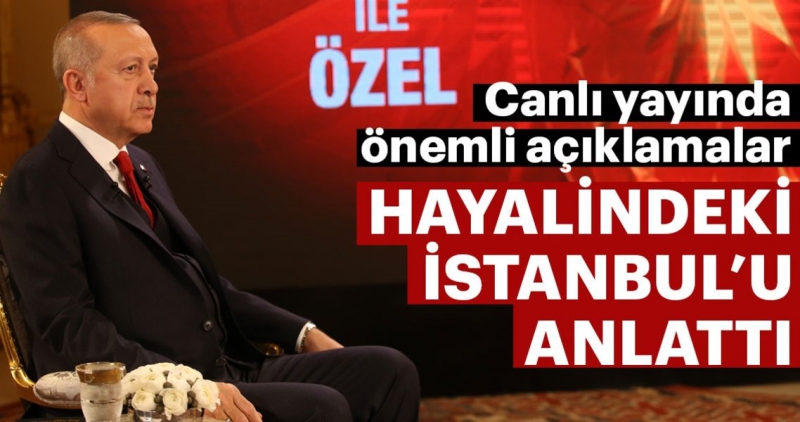 Başkan Erdoğan canlı yayında gündemi değerlendirdi.