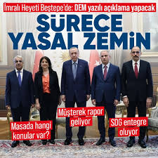 Başkan Erdoğan DEM Parti İmralı Heyeti'ni kabul etti: Masada yasal düzenlemeler var | SDG entegre oluyor 