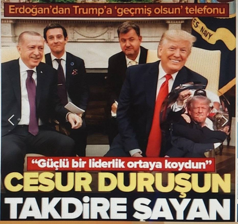 Başkan Erdoğan, Donald Trump ile telefonda görüştü: Suikast girişimine kınama! 