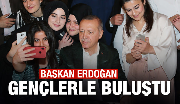 Başkan Erdoğan gençlerle buluştu.
