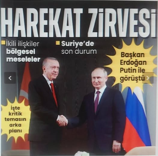 Başkan Erdoğan, Rusya Devlet başkanı ile görüştü