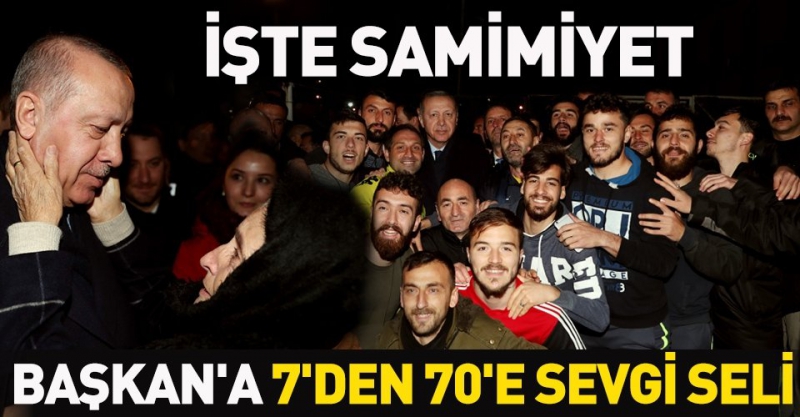 Başkan Erdoğan sevgisi sınır tanımıyor!.