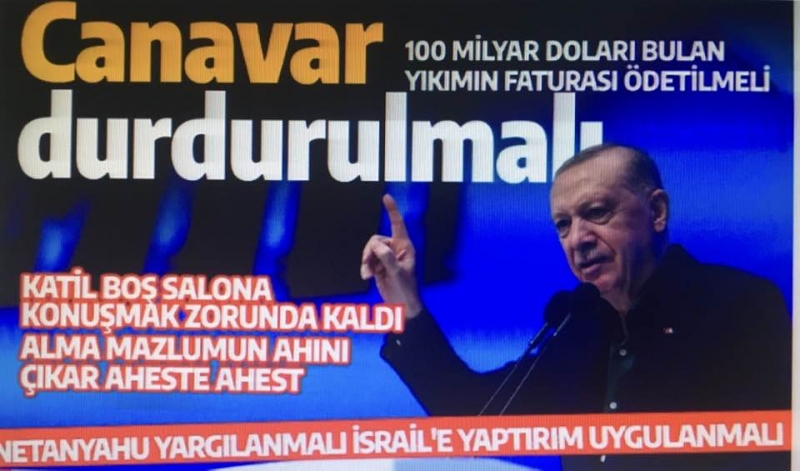 Başkan Erdoğan’dan BM'de boş koltuklara seslenen Netanyahu'ya tepki: Alma mazlumun ahını çıkar aheste aheste.