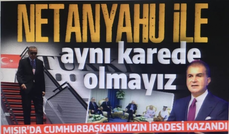 Başkan Erdoğan'ın havada resti! AK Parti Sözcüsü Ömer Çelik: Netanyahu ile aynı kareye girmeyiz.