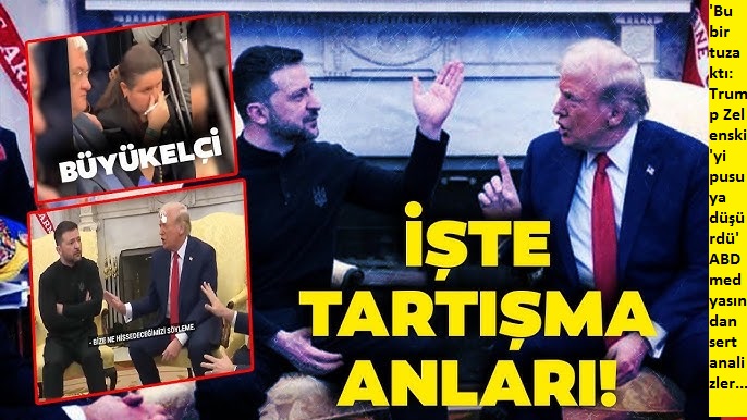 Beyaz Saray'da kavga! Trump'tan Zelenskiy'e tehdit: Ya imzalarsın ya da gideriz