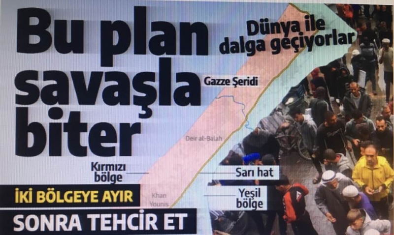 Bu plan savaşla biter: Türk Barış Gücü'nü unutan Beyaz Saray, hazırladığı harita ile alay konusu oldu