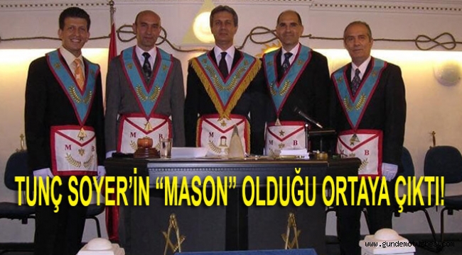 CHP'nin İzmir adayının mason fotoğrafı.