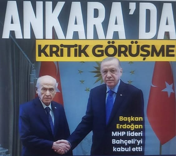 Cumhurbaşkanı Erdoğan, Bahçeli ile görüştü: İki liderin gündeminde 3 önemli başlık vardı