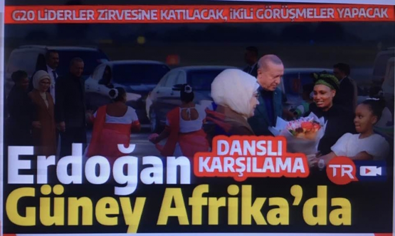 Cumhurbaşkanı Erdoğan Güney Afrika'da! G20 Liderler Zirvesi'ne katılacak, liderlerle ikili görüşmeler gerçekleştirecek