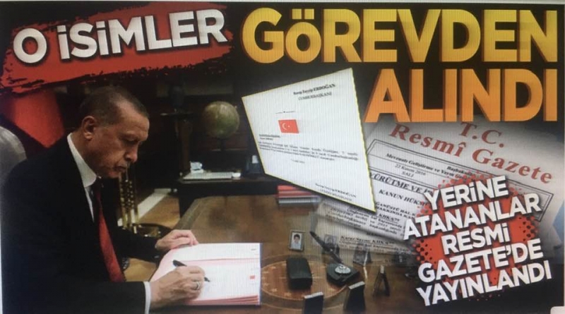 Cumhurbaşkanlığı tarafından yapılan atamalar hakkında karar Resmi Gazete’de yayımlandı.