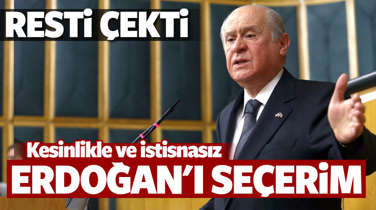 Devlet Bahçeli resti çekti! Çok sert açıklama....