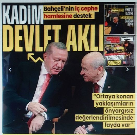 Devlet Bahçeli'nin 'iç cephe' hamlesine Başkan Erdoğan'dan destek: Bu yaklaşım kadim devlet aklının binlerce yıllık tecrübesidir