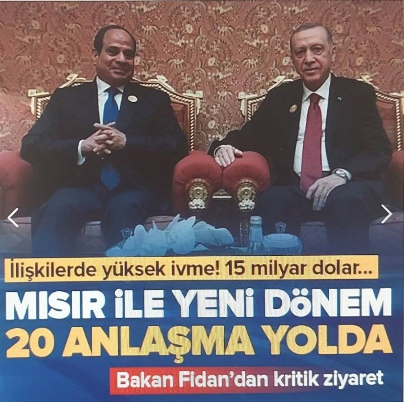 Dışişleri Bakanı Hakan Fidan Mısır'a gidiyor! Gündemde iki ülke arasında imzalanacak 20 anlaşma ve 15 milyar dolarlık ticaret var