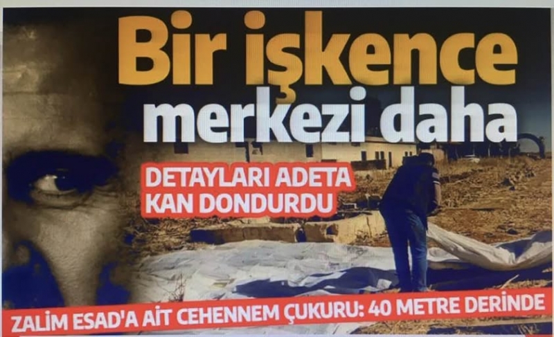 Esad rejimine ait bir işkence merkezi daha: 40 metre derinde bulundu! Kanlı yeraltı sığınağı