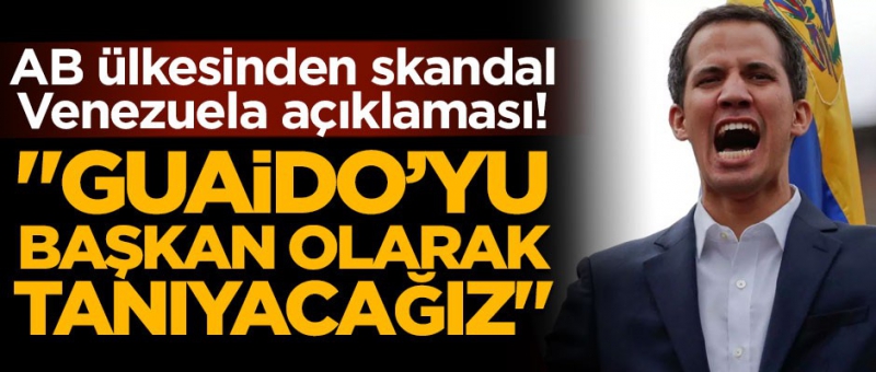 Fransa'dan skandal Venezuela açıklaması! 