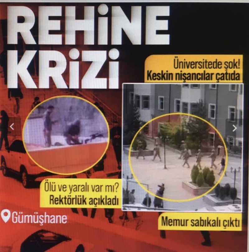 Gümüşhane Üniversitesi’nde rehine krizi! Üniversiteden açıklama: Olay kontrol altına alındı