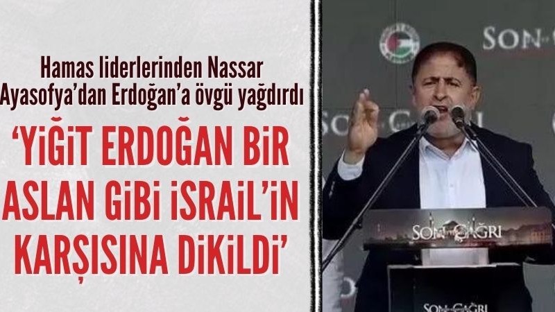 Hamas liderlerinden Talal Nassar Ayasofya'dan dünyaya seslendi! 