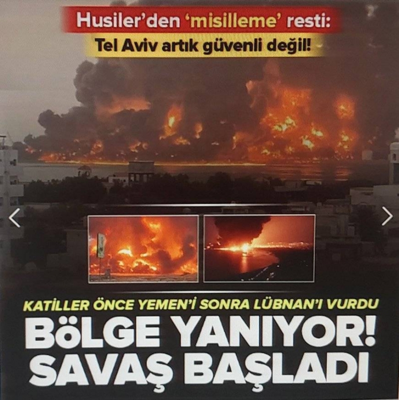 Husiler uzun soluklu savaş ilan etmişti! Terör devleti İsrail'de sirenler çalıyor