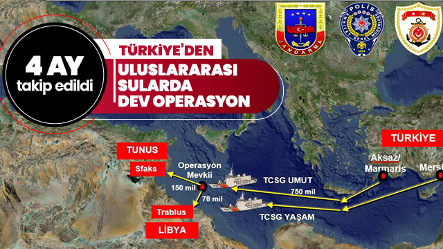 İçişleri Bakanlığı duyurdu: Uluslararası sularda 5 ton toz ele geçirildi.