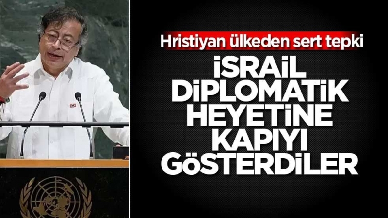 İsrail diplomatik heyetine kapıyı gösterdiler