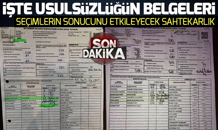 İşte İstanbul'daki usulsüzlüğün belgeleri! Sonuçları etkileyecek ilçe ilçe iptal edilen oy sayısı..