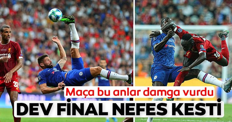 İşte Liverpool ve Chelseaarasında oynanan Süper Kupafinalinden kareler..