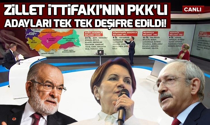 İşte PKK/KCK terör örgütüyle iltisaklı olan 336 kişinin bölgelere ve illere göre dağılımı!..