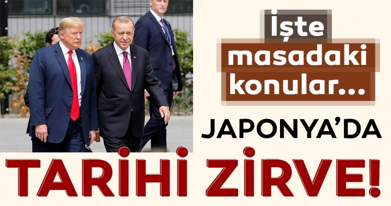 Japonya’da tarihi zirve! Başkan Erdoğan Putin ve Trump ile görüşecek.