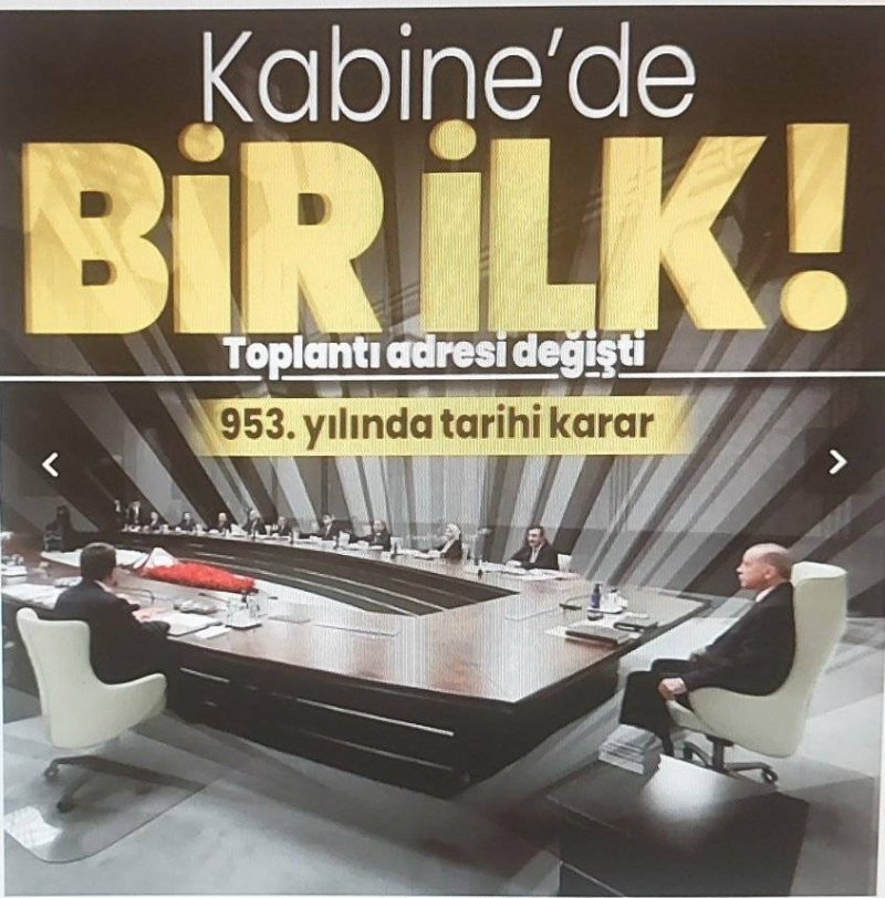 Kabine Toplantısı için bir ilk: 25 Ağustos'ta Ahlat'ta gerçekleşecek