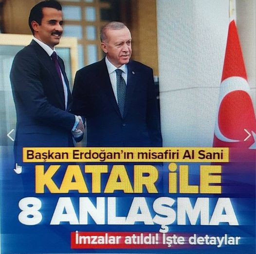 Katar Emiri Al Sani Türkiye'de! 8 yeni anlaşma imzalandı