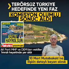 Komisyon heyeti İmralı'ya gitti: TBMM'den görüşmeye ilişkin açıklama: Suriye'de YPG için mutabakat beyanı alındı! 