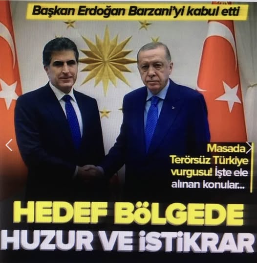 Külliye'de kritik temas! Başkan Erdoğan IKBY Başkanı Barzani'yi kabul etti | İşte ele alınan konular....