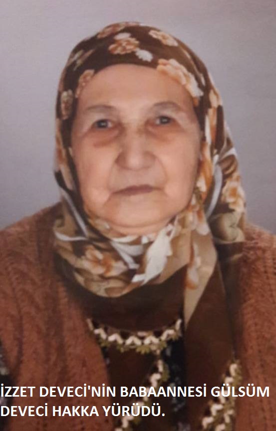 Manisa Turgutlu Sinirli mah. Sakinlerinden Gülsüm Deveci, Vefat etmiştir..