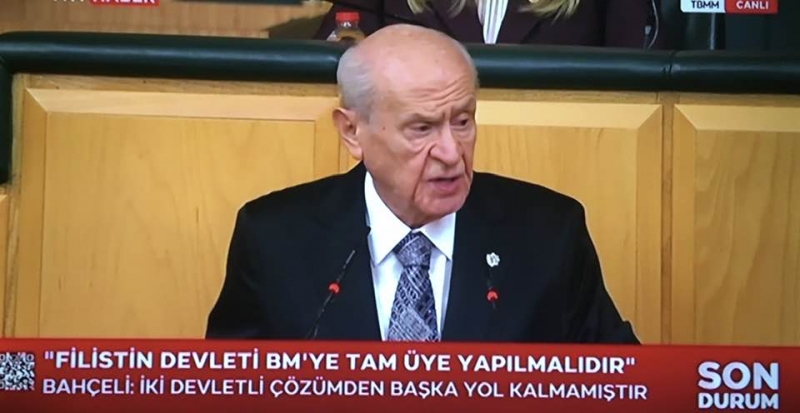 MHP lideri Bahçeli: İmralı SDG'ye yeni çağrı yapsın! Terör örgütü tüm silahları yakmalı.