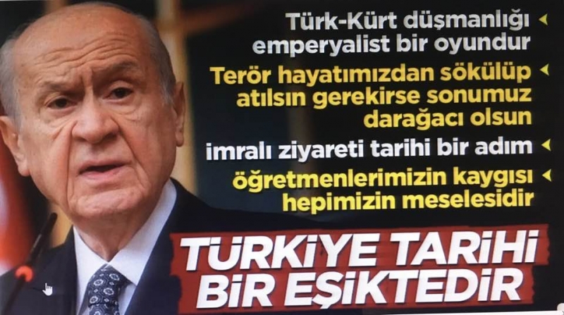 MHP lideri Devlet Bahçeli'den 
