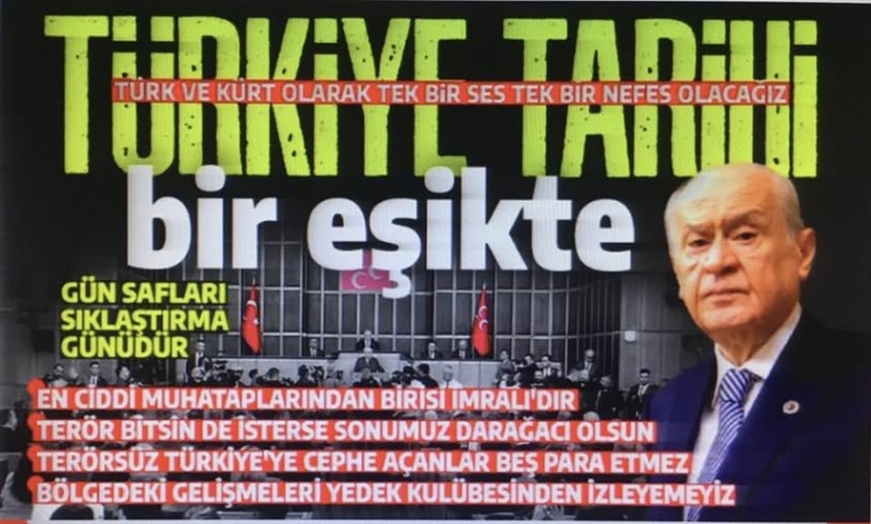 MHP lideri Devlet Bahçeli'den 