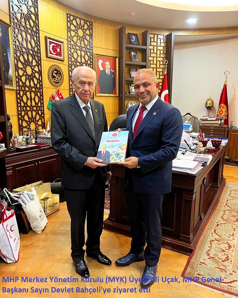 MHP Merkez Yönetim Kurulu (MYK) Üyesi Ali Uçak, MHP Genel Başkanı Sayın Devlet Bahçeli'ye ziyaret etti...