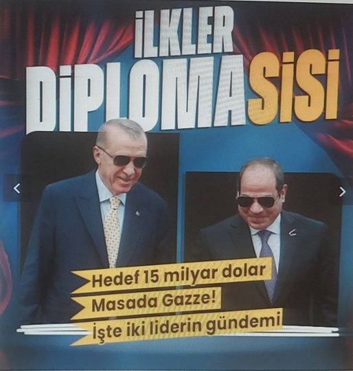 Mısır Cumhurbaşkanı Sisi bugün Türkiye'ye geliyor.
