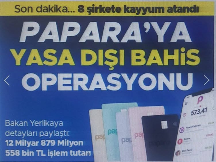 Papara'ya yasa dışı bahis operasyonu: Toplam 8 şirkete el konuldu! Bakan Yerlikaya görüntüleri paylaştı